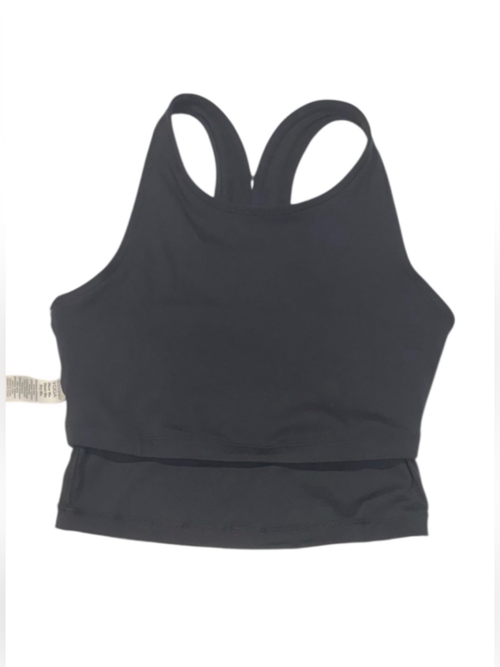 BEYOND YOGA Black Cut Out Sports Bra Crop Yoga Pilates NWT Small - Picture 5 of 13